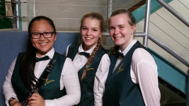 Students with instruments